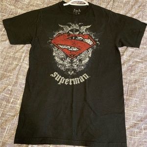 Y2K style Superman shirt from “Jack of All Trades”